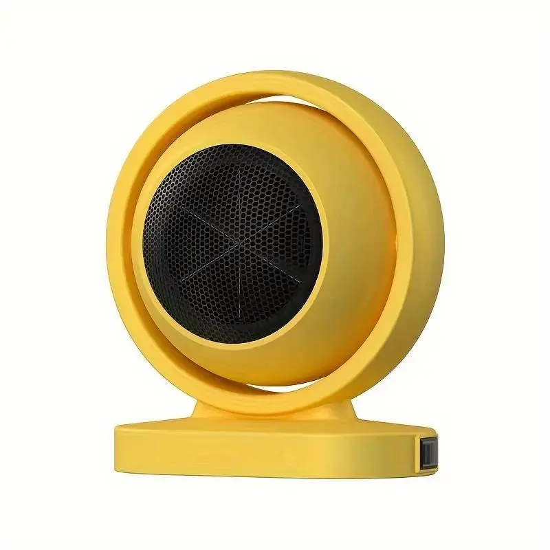 Energy-saving Electric Heater, Portable Mini Heating Fan, 1-speed Desktop Heater for Bedroom Home Office