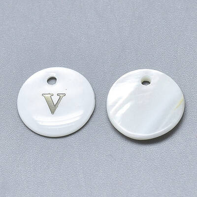 Natural White Shell Mother of Pearl Shell Charms