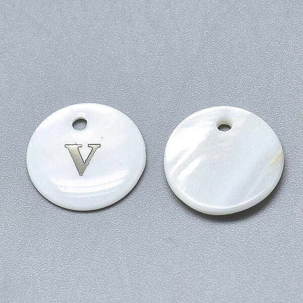Natural White Shell Mother of Pearl Shell Charms