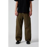 Pacsun Men's Stretch Olive Baggy Carpenter Pants