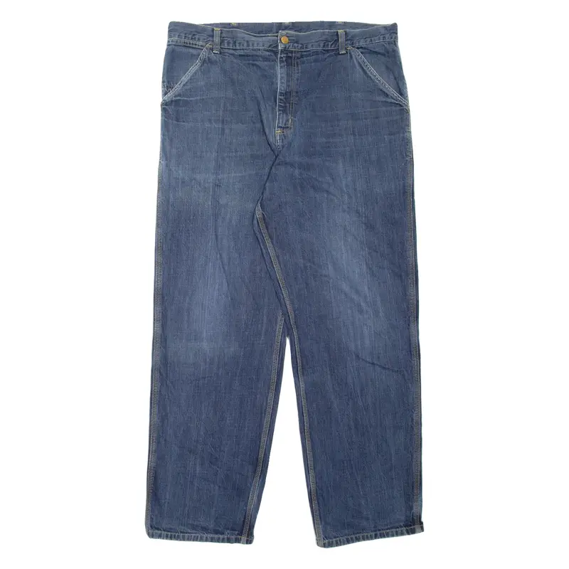 CARHARTT Simple Pant Mens Jeans Blue Relaxed Tapered W38 L34