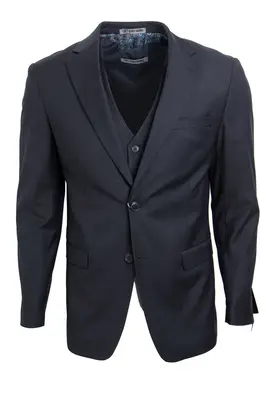 Mens Stacy Adams Suit - Stacy Adams  Suit Men's Charcoal Grey Two Button Vested Suit