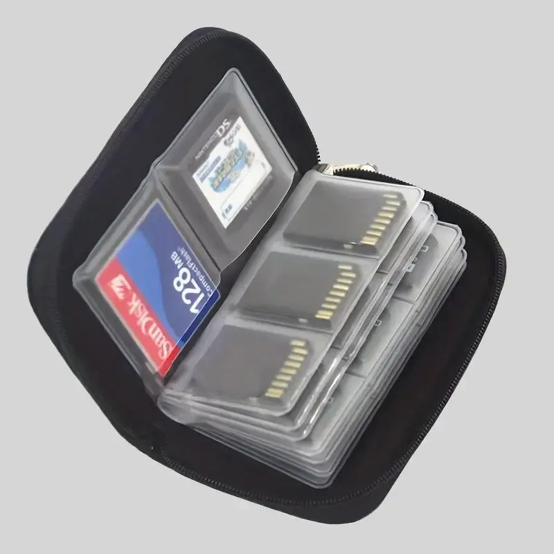 Multifunctional PVC Card Bag, 1 Count Portable Camera Card Storage Bag, SD Memory Card Bag for Home & Outdoor, Cards Not Incl...