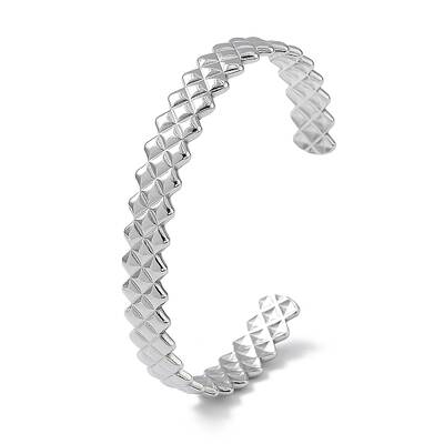 304 Stainless Steel Cuff Bangles for Women