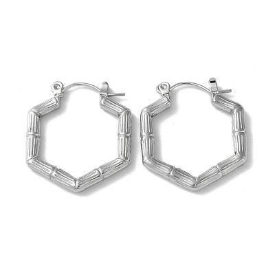 Non-Tarnish 304 Stainless Steel Hoop Earrings