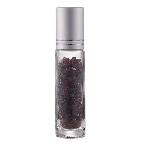 Natural Garnet Chip Bead Roller Ball Bottles
