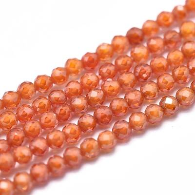 Cubic Zirconia Bead Strands