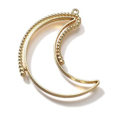 Alloy Open Back Bezel Pendants
