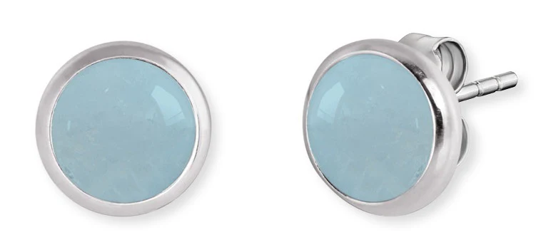 Engelsrufer Silver earrings with blue agate ERE-BA-ST