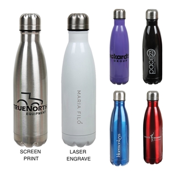 100 Customized 17oz Insulated Bottle - Vacuum Insulated & BPA Free