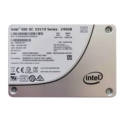 Intel SSDSC2BB240G6 | DC S3510 240GB Multi-Level Cell SATA 6Gb/s 2.5-Inch Solid State Drive