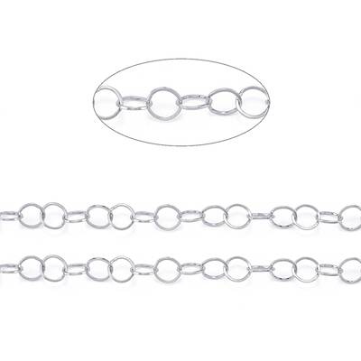 Tarnish Resistant 304 Stainless Steel Rolo Chains