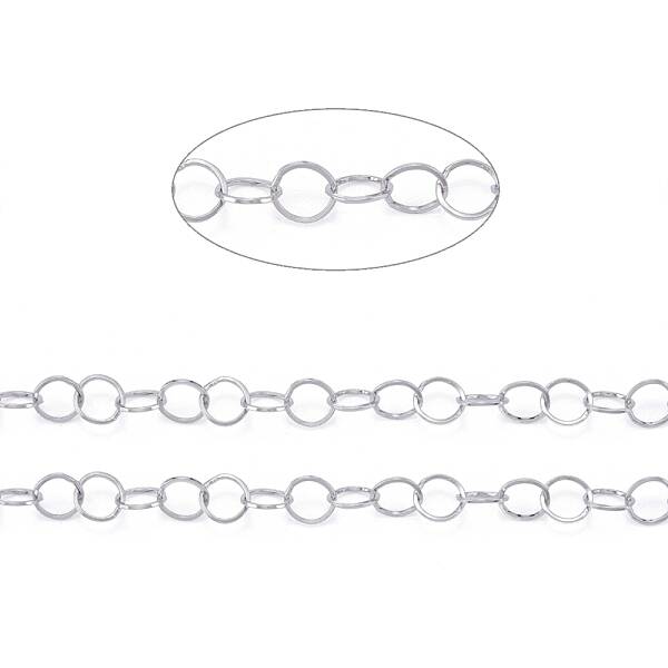 Tarnish Resistant 304 Stainless Steel Rolo Chains