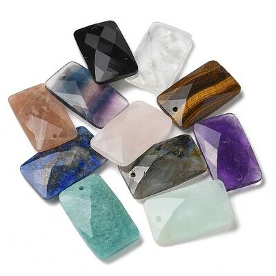 Natural Mixed Gemstone Pendants