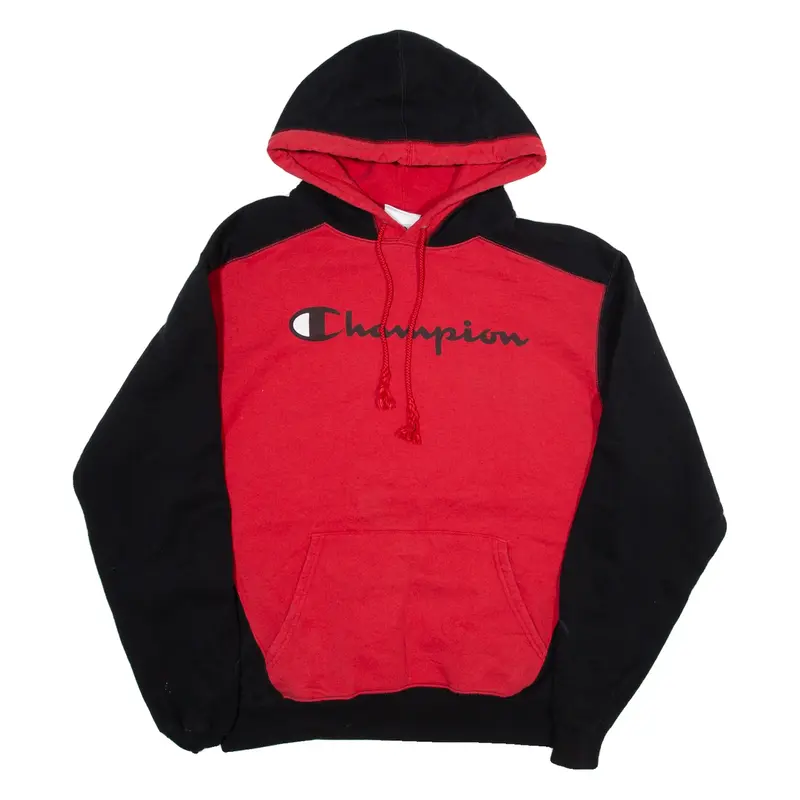 CHAMPION Mens Black Hoodie M