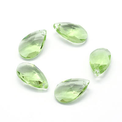 Faceted Glass Pendants