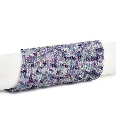 Natural Colorful Fluorite Beads Strands