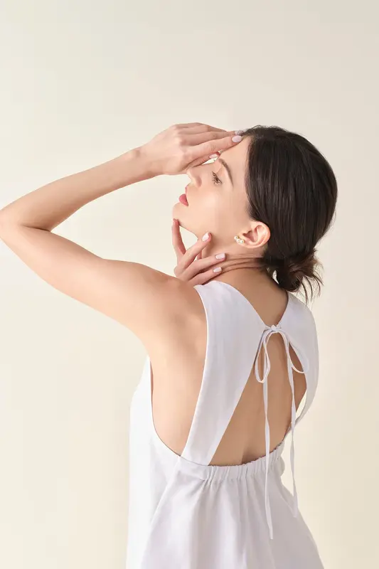 Cutout Mini Dress - Bright White | Size: S
