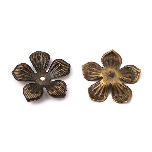 5-Petal Iron Bead Caps
