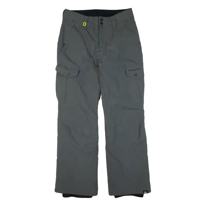 QUIKSILVER Cargo Insulated Boys Trousers Grey Regular Bootcut W30 L28