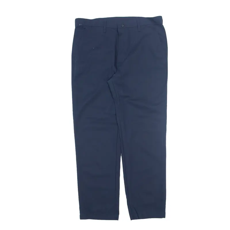 RED KAP Chino Trousers Blue Regular Straight Mens W38 L32