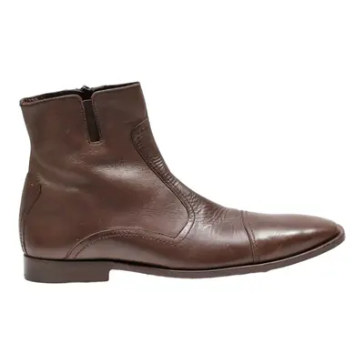 BRADFORD Chelsea Boots Brown Leather Mens UK 8