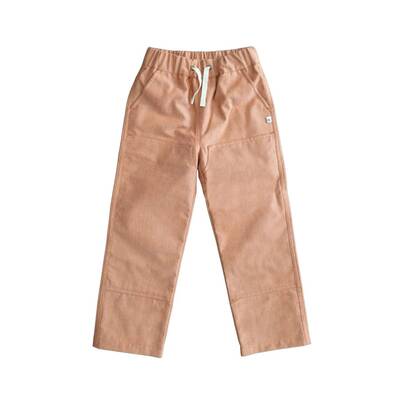 Jules Pants - Orange Chambray | Size: 12 y
