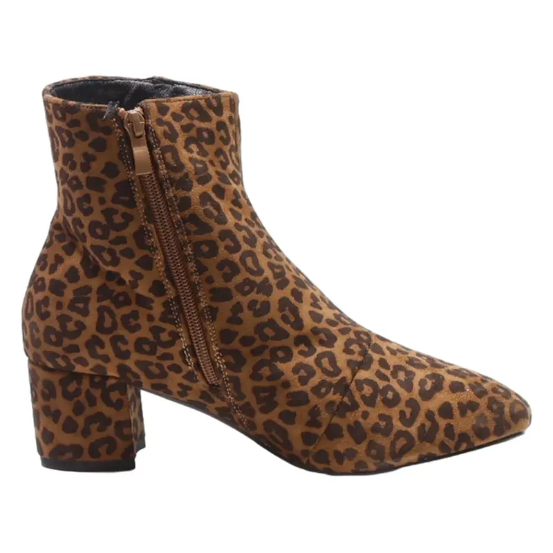BOOHOO Block Heels Brown Suede Womens UK 7