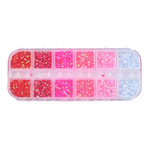 Pointed Back Resin Rhinestone Cabochons