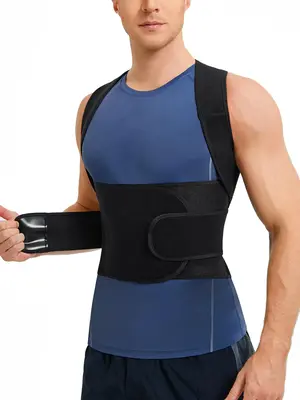 1 men's body shaping vest top, the fabric is soft, comfortable, thin and highly elastic, the inner layer has a perforated des...