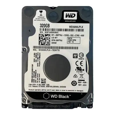 MPTNJ Dell 320GB 7200RPM SATA 6Gb/s 32MB Cache 2.5-Inch Hard drive