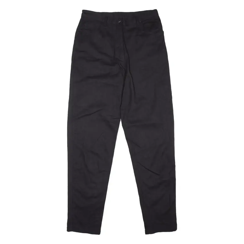 Trousers Black Regular Tapered Womens W28 L31