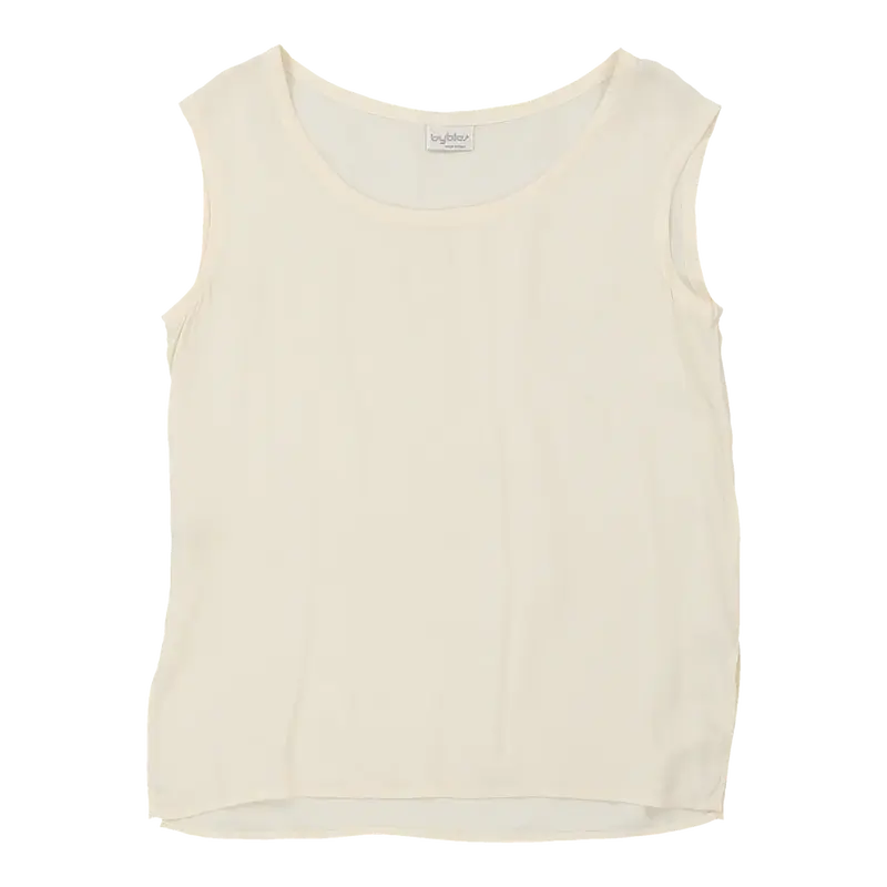 Byblos Vest - Large Cream Silk | Size: large