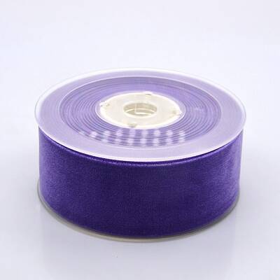 Polyester Velvet Ribbon for Gift Packing and Festival Decoration