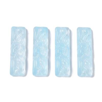 Baking Paint Glass Pendants
