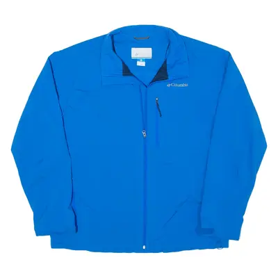 COLUMBIA Shell Jacket Blue Mens XL