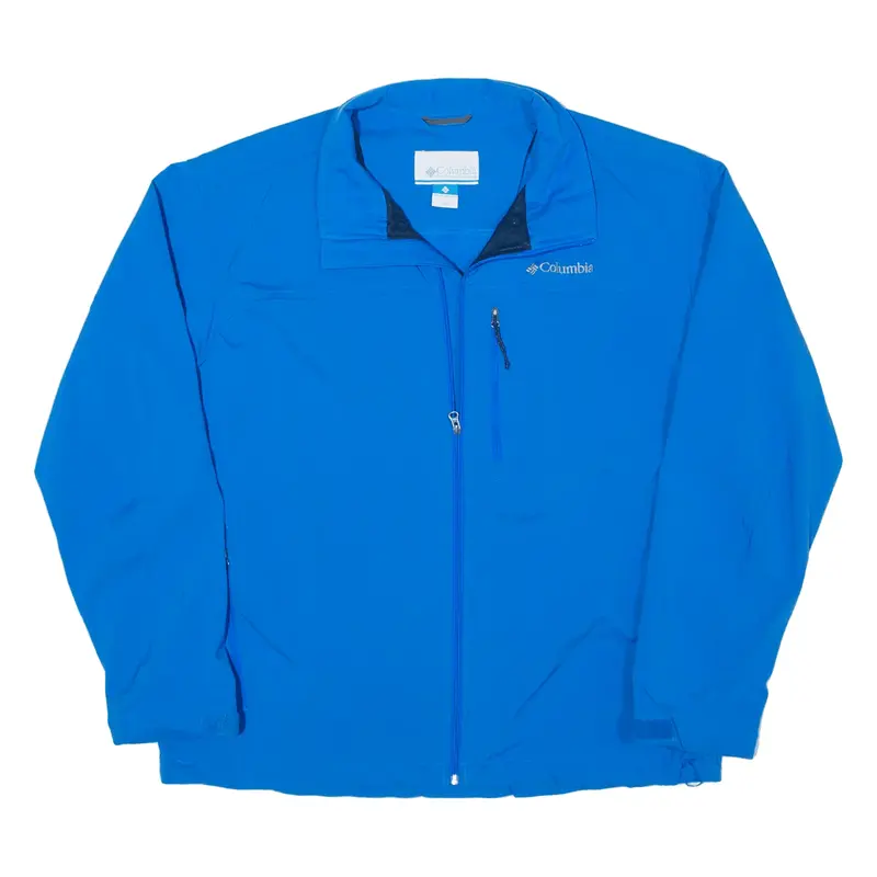 COLUMBIA Shell Jacket Blue Mens XL