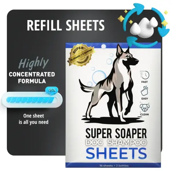Super Soaper Hypoallergenic Shampoo Sheets