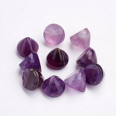 Natural Amethyst Cabochons