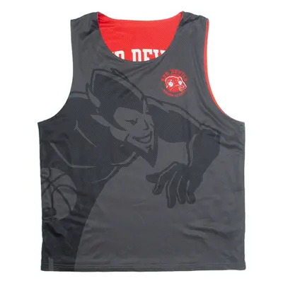 Reversible Red Devils Mens Jersey Grey Sleeveless USA L