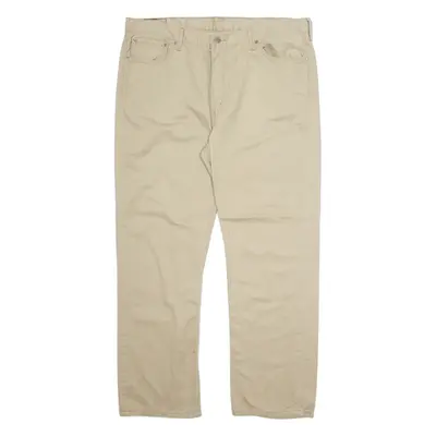 LEVI'S 514 Mens Trousers Beige Regular Straight W43 L32