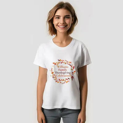 Thanksgiving Custom Family Reunion Vacation TShirt