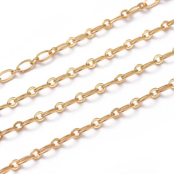 Brass Figaro Chains