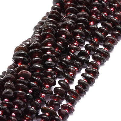 Natural Garnet Beads Strands