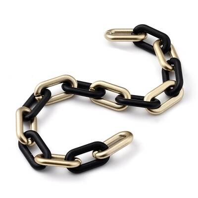 Handmade Spray Painted CCB Plastic Cable Chains