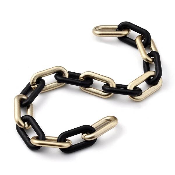 Handmade Spray Painted CCB Plastic Cable Chains