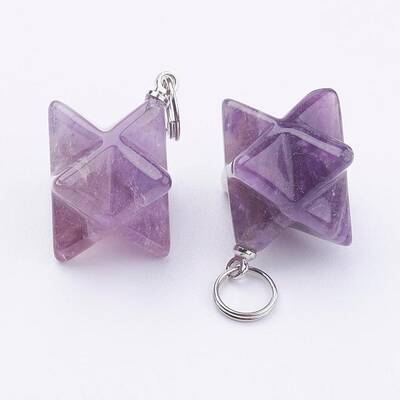 Natural Amethyst Pendants