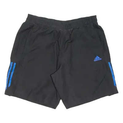 ADIDAS Mens Sports Shorts Black L W32