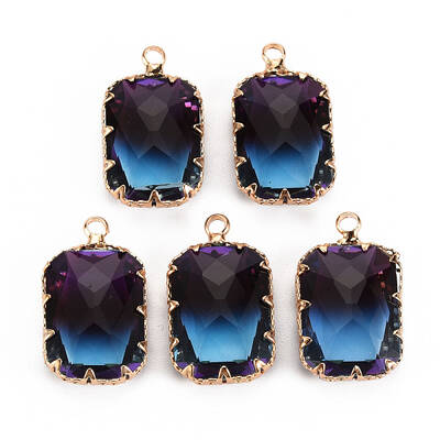 Gradient Color Glass Pendants