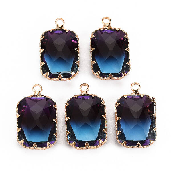 Gradient Color Glass Pendants